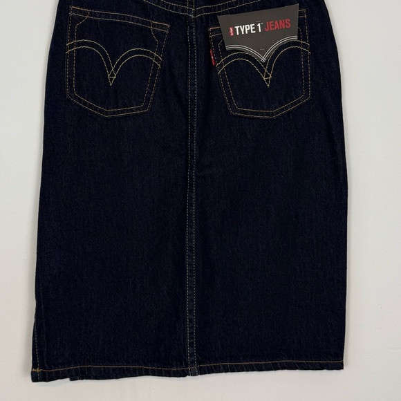 Levi’s Type 1 Women’s Dark Wash MIDI Denim/Jean Skirt. Size 27. NWT. - Picture 8 of 12